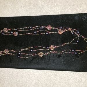 double strand necklace